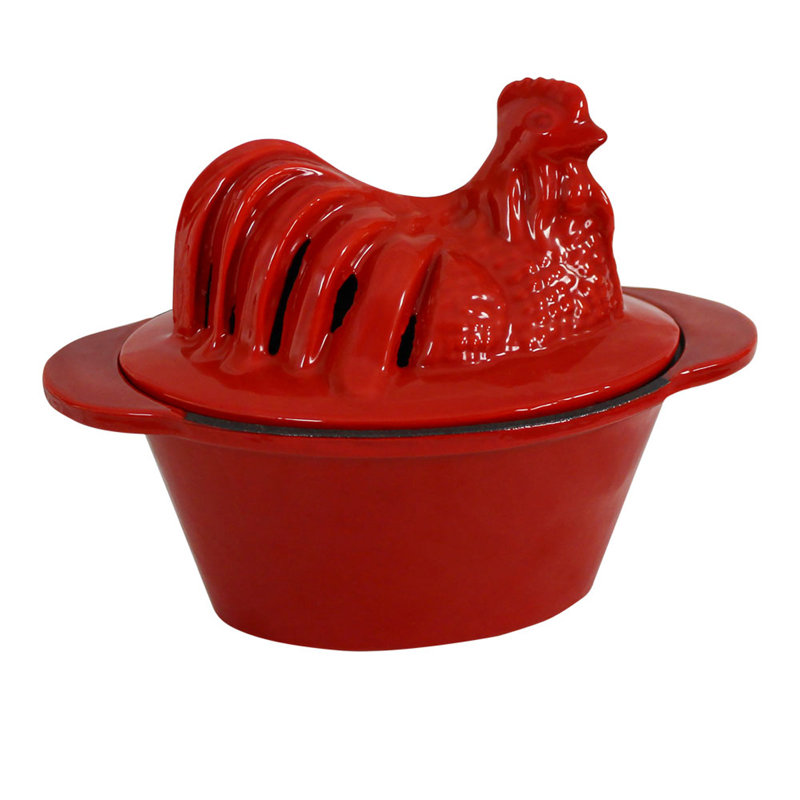 Cuiseur à vapeur émaillé émaillé de poulet
