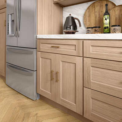 Sinber Ready to Assemble Solid Wood Shaker Base Kitchen Cabinet
