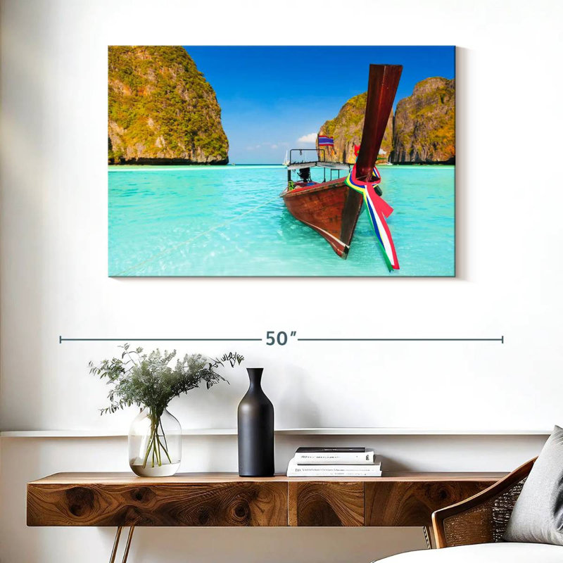 Rorry Maya Bay Boat, 26" H x 39" W