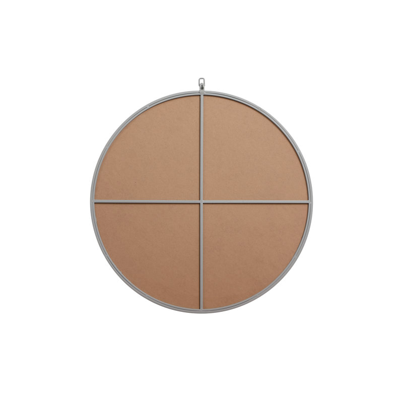 Miroir Cassie, 32 po x 32 po, Blanc