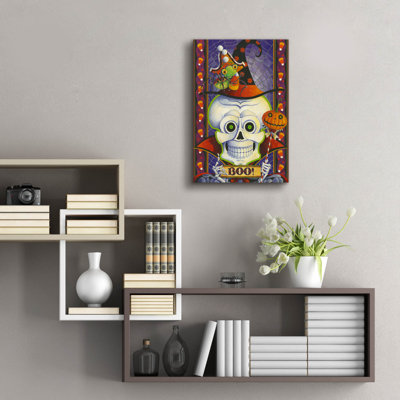 Trinx «Boo!» par David Galchutt, art mural en verre acrylique