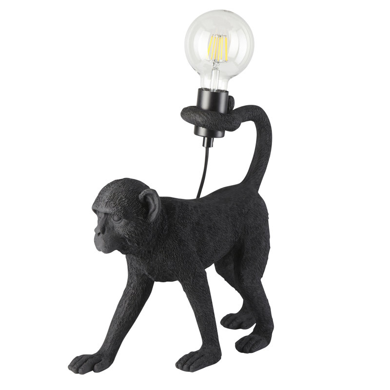 Bre Resin Novelty Lamp, Matt Black
