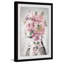 « floral cheveu », impression encadrée-32740907