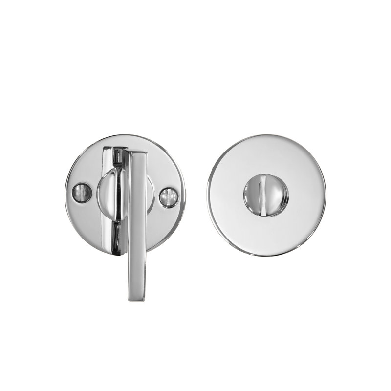 Pocket Door Hardware with ADA Knob, Polish Stainless Steel