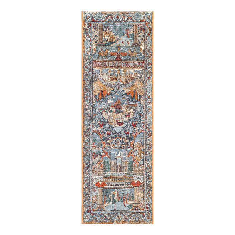 Indoor/Outdoor Traditional Area Rug, Runner 2' x 6'1"