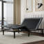 Base de lit ajustable avec dessus de lit double OS4 noir et gris avec réglages de la tête et des pieds