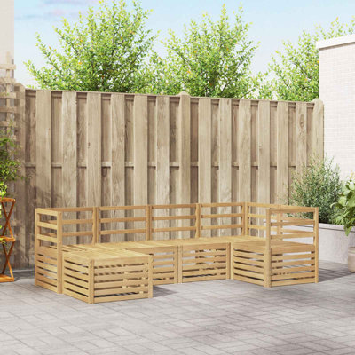 245cm Wide Patio Sectional Set