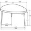 Ensemble de 2 tables basses et d'appoint noires, de forme triangulaire et aux angles arrondis, au style contemporain, idéal pour les pièces de vie principales. Fabriquées en bois de manguier.