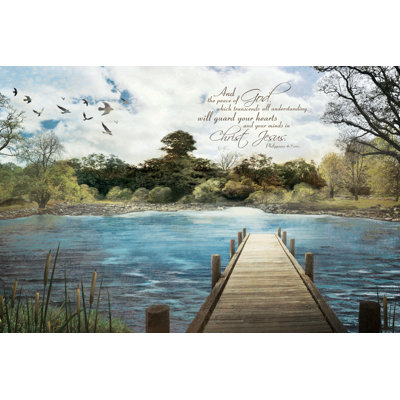 Magical Lake 2 - Wrapped Canvas Print
