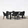 Farrah Rectangular 6 - Person 70" Long Dining Set
