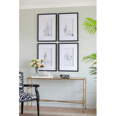 Ensemble de 4 impressions murales, 20 po x 28 po