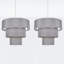 Borwicks Fabric Semi Flush Mount-1331372414