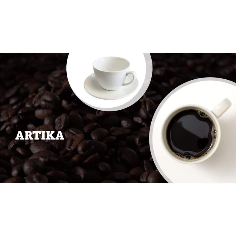 Ensemble de tasses à café et à thé 9 oz 6 + 6 Artika