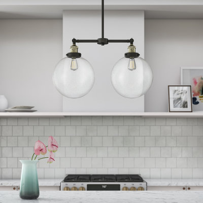 2 - Light Kitchen Island Pendant
