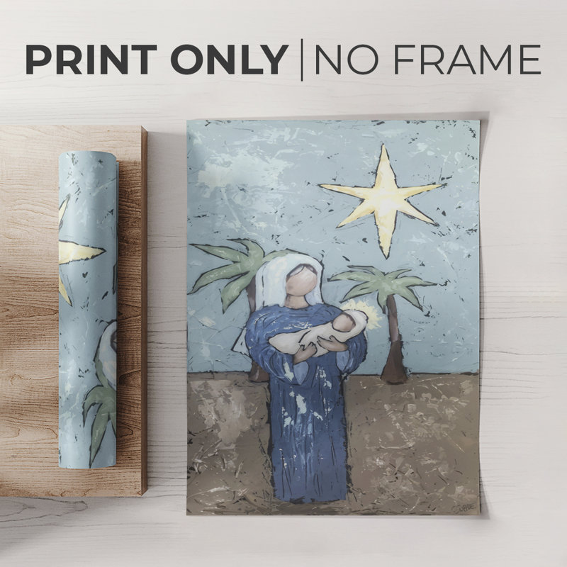 A Silent Night II - Impression sur toile seulement - NON-CADRE, H 18 po x l 12 po
