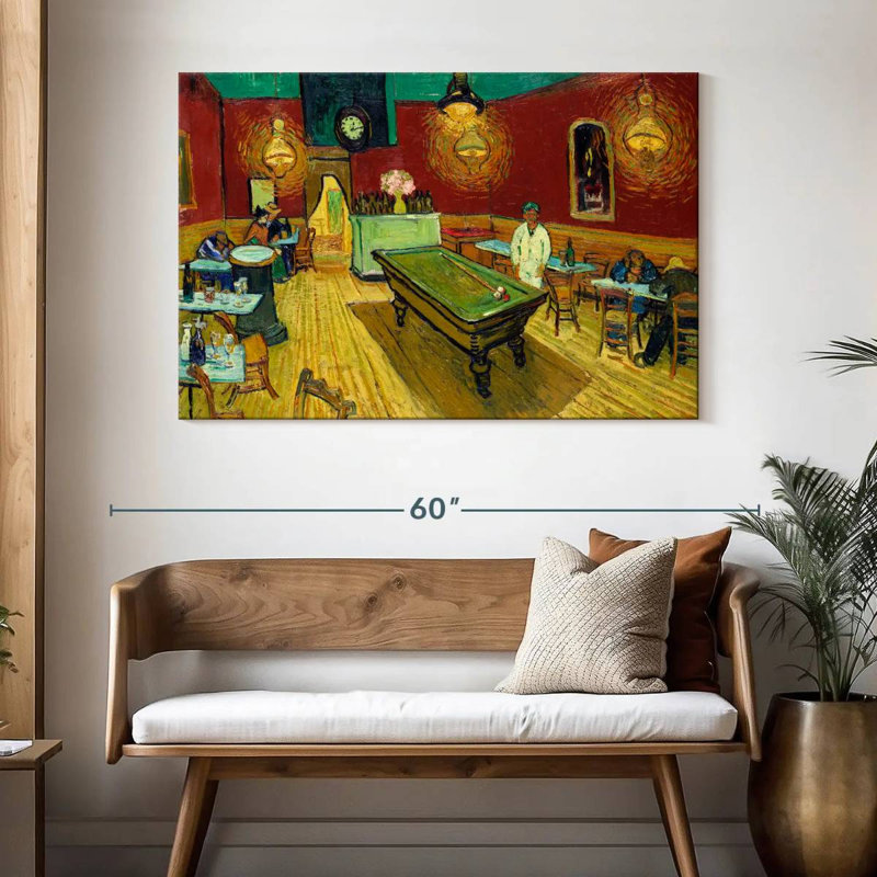 Senne The Night Cafe, H 32 po x l 48 po