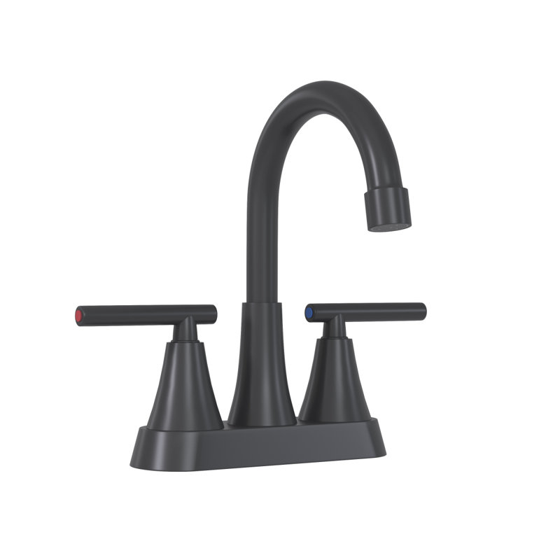Bothwa Home 7.86" CUPC Certified 2-Handle Bathroom Sink Faucet (Matt Black), Matte Black