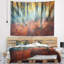 Tapisserie rouge et jaune forêt d'automne-708948188
