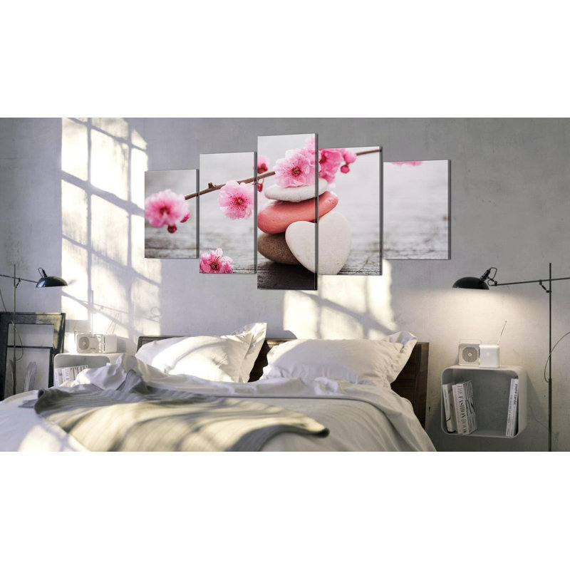 Ensemble de 5 impressions sur toile tendue, H 20 po x l 40 po x P 1 po