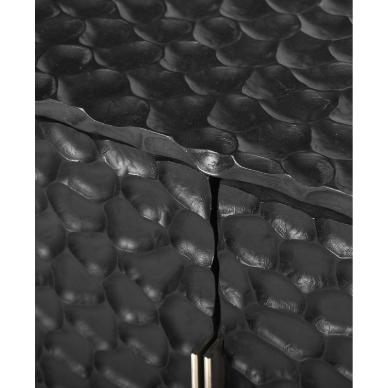 Chennai Handcrafted Solid Wood Sideboard in Black
