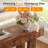 63" Narrow Rustic Sofa Table and Entryway Console in Deep Wood Grain-487469935