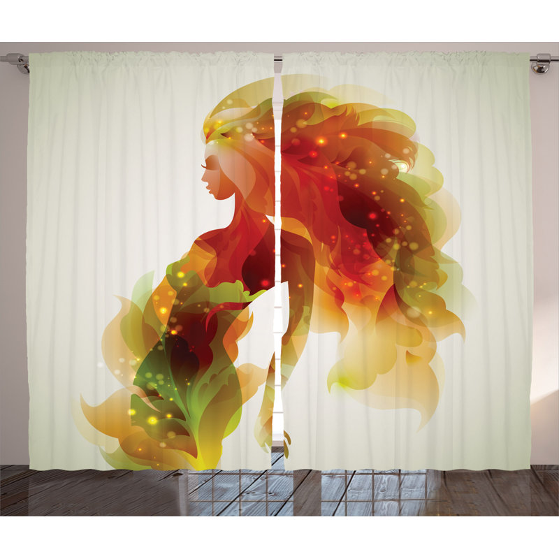 Semi Sheer Curtain Pair, 54" W x 84" L