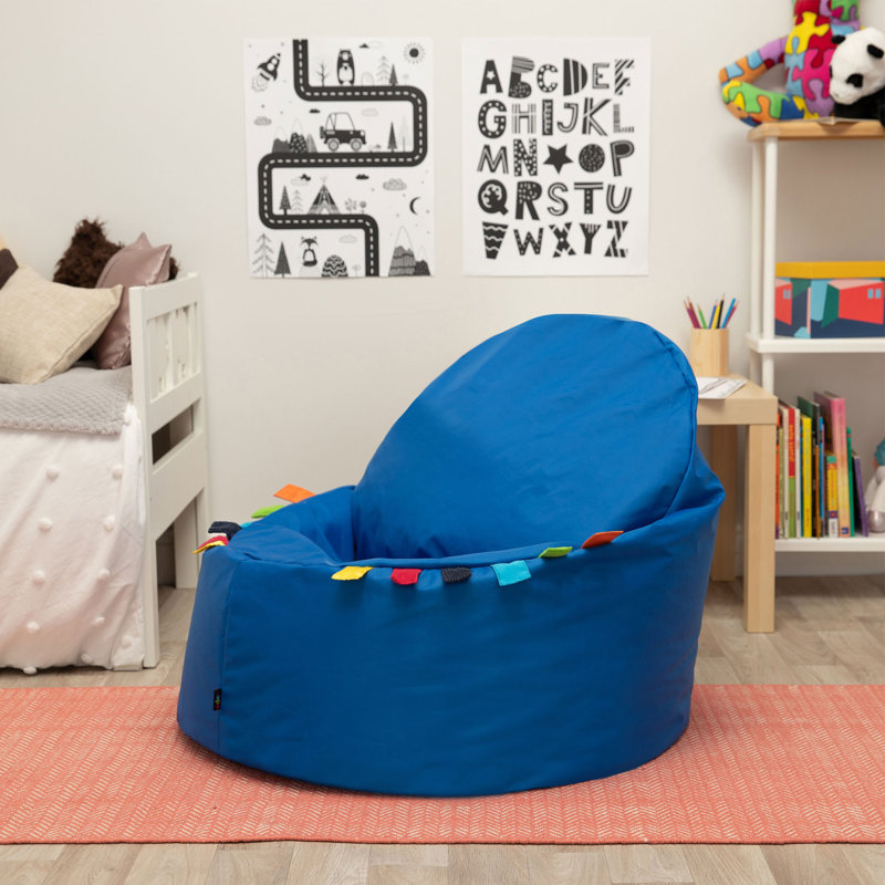 Icon Kids Polyester Outdoor Friendly Refillable Bean Bag Chair & Lounger