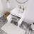 Tojuana 23.62 " W Free Standing Wall Mounted 1 Single Vanity Bathroom Vanity With Acrylic Top-1108916415