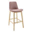 Amar Bar Stool In Fabric And Natural Ash Base - Set Of 1-952836601