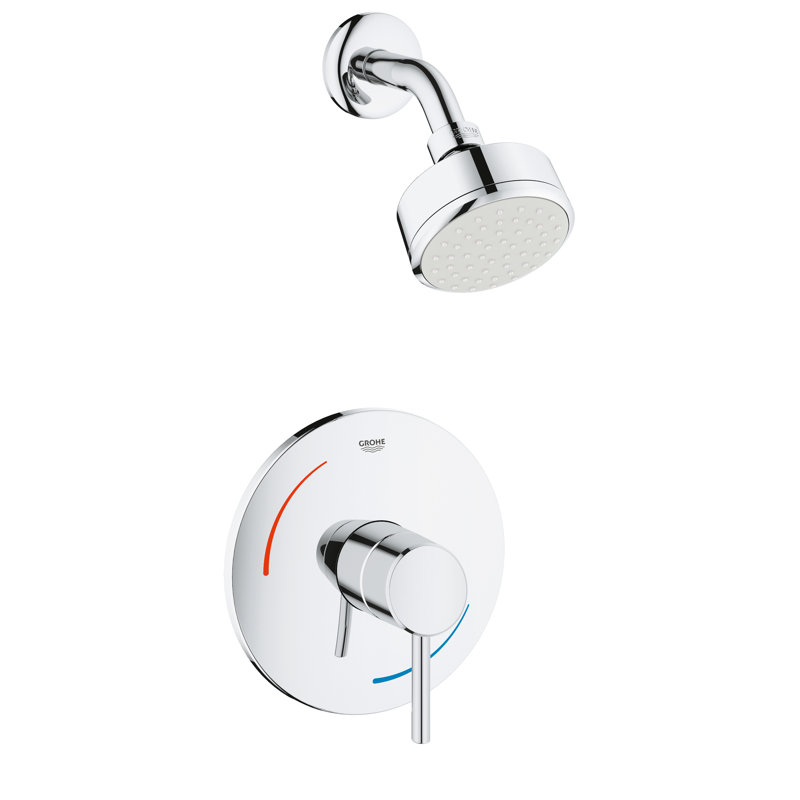 Concetto™ Temperature Control Shower Faucet, Starlight Chrome