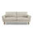 85" W Linen Blend Upholstered Sofa with Flared Arms and Manufactured Wood Frame -935238113
