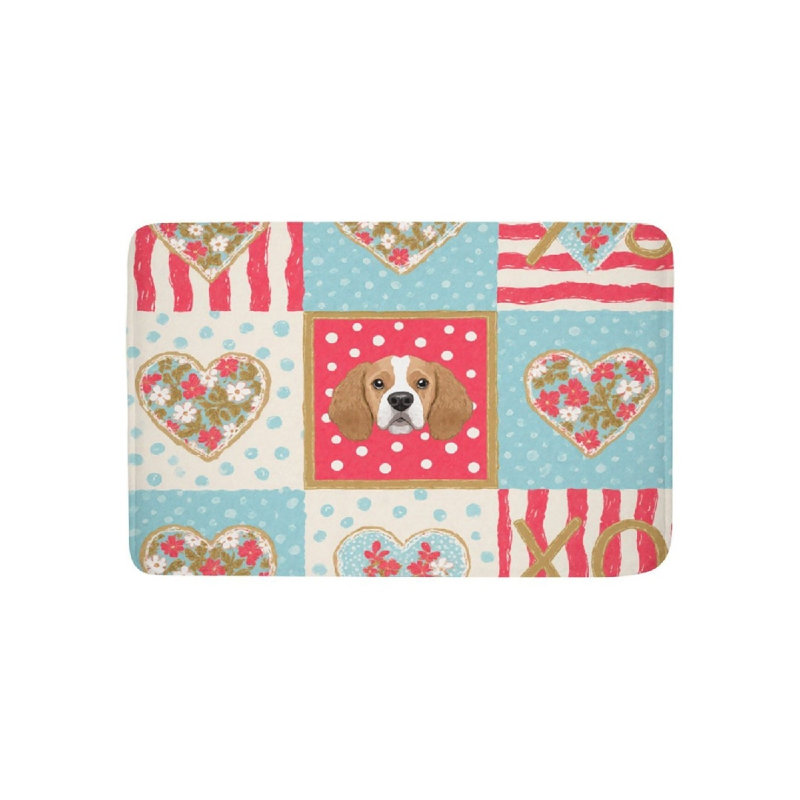 Tapis pour salle de bain Dog Heart
