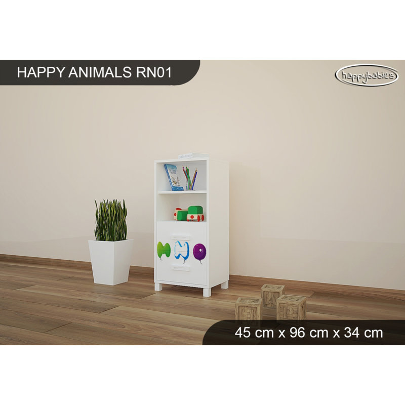 45cm W Kids Cube, White