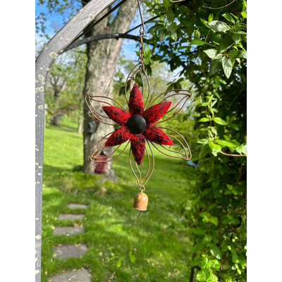 Red Open Petal Flower Ornament