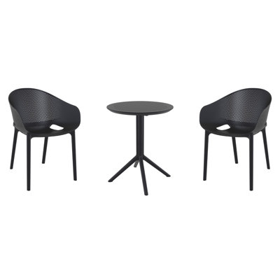 Farrah 24'' Round 2-Person Bistro Set