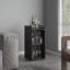 Bar, 1 porte vitrée, 3 tablettes-243221357