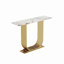 Console de 43,3 pouces, console, comptoir en bois imitation marbre moderne, type, canapé, salon, chambre à coucher