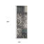 Tapis de couloir 8 pi sarcelle et gris
