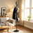 Black Coat Rack with 18 Hooks