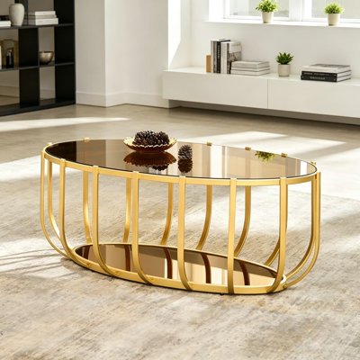 Table basse en verre
