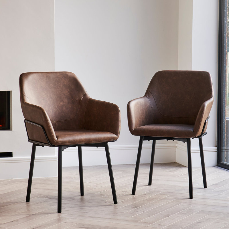 45cm H Metal Accent, Brown
