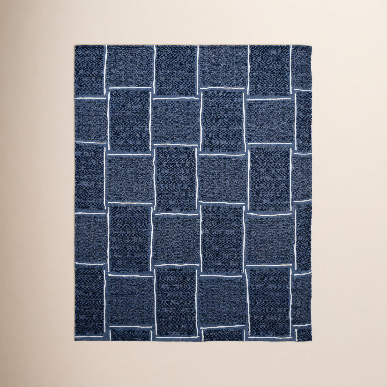 NuStory Plaid Outdoor Rug, Rectangle 7'6" x 9'6"