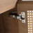 12" Bathroom Side Cabinet,Soft Close Doors,Float Mounting Design