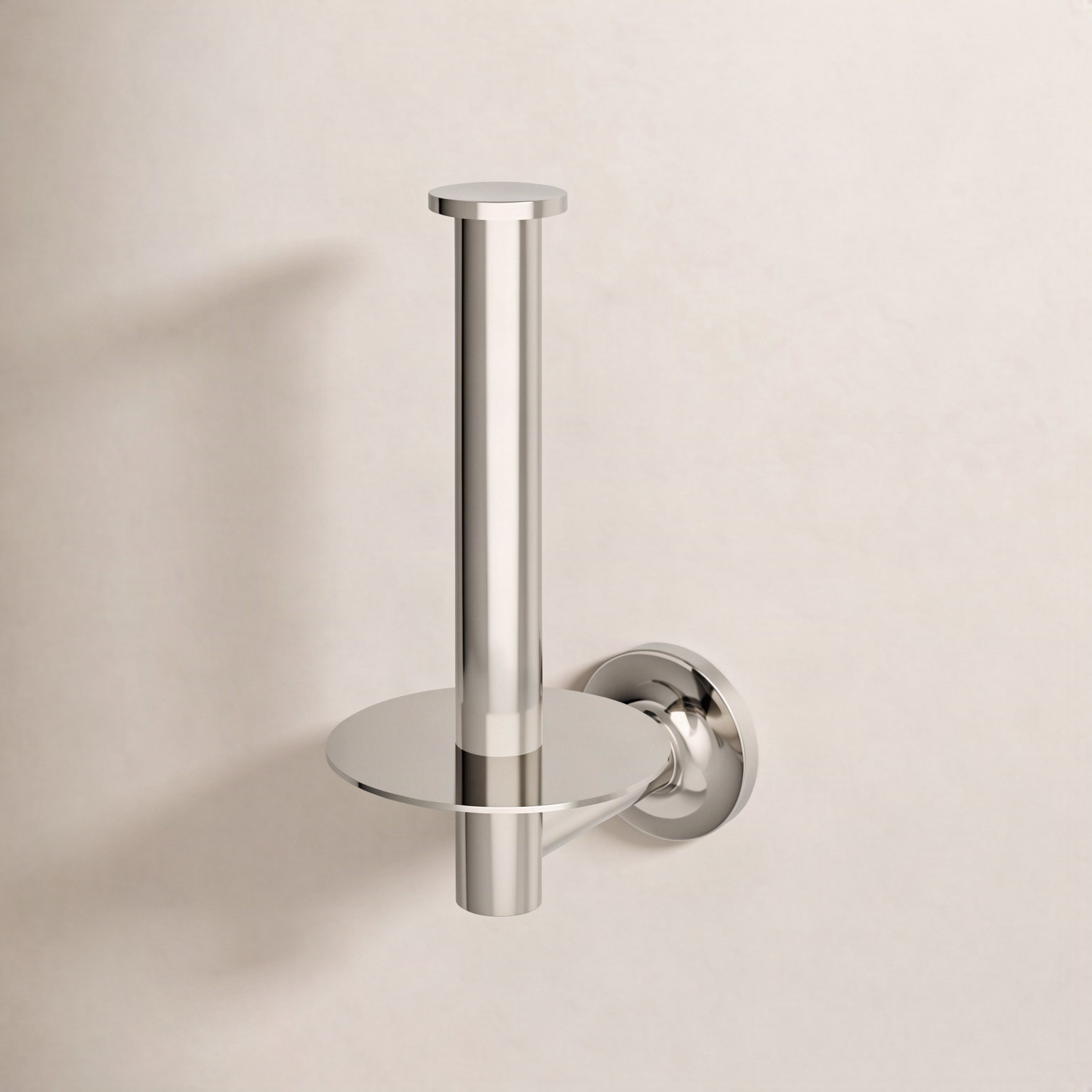 Purist Vertical Toilet Paper Holder, Vibrant Polished Nickel