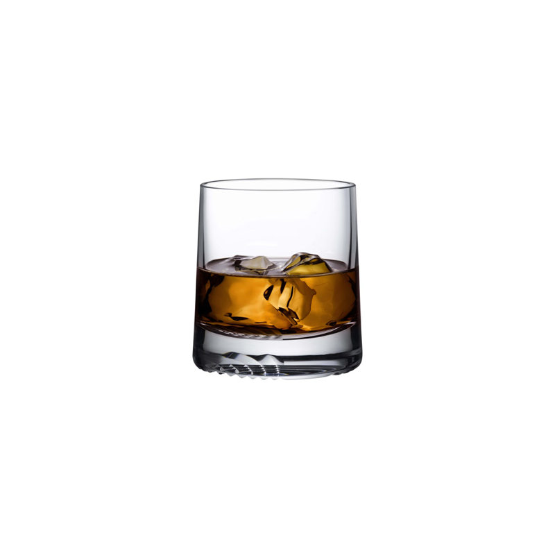 Alba Whiskey Lead Free Crystal Glasses, 8.75 Oz