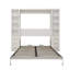 Lit escamotable bureau avec armoires de rangement latérales, grand lit mural pliable pour salle d'étude, chambre à coucher