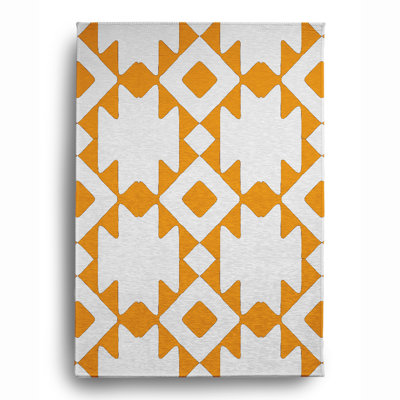 Chenille Geometric Indoor Rug