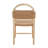 Leylanie Wood Premium All-Weather Wicker Outdoor Dining Side Chair-496454856