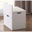 Coiffeuse et tabouret, ensemble de coiffeuse multifonctionnel 3-en-1, avec modes d'éclairage tricolore, miroir HD, deux tiroirs coulissants et tabouret de rangement caché-556639099