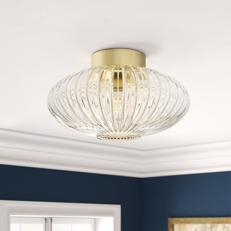Tyrel Glass Semi Flush Mount